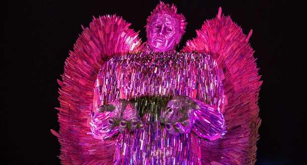 The brand new Knife Angel, Guildford